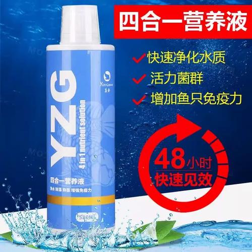 鱼缸养鱼用净水剂鱼药硝化细菌净化水质稳定剂分解鱼粪消化活菌液